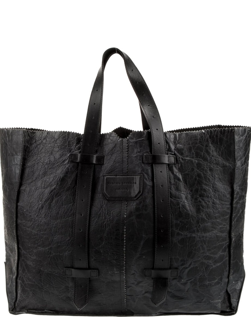 Proenza Schouler Leather "Paperbag" Design Shopper Tote, Vintage 2010 Collection